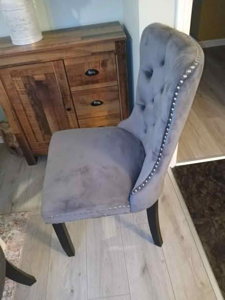 Photo of free Dark grey chair (Saint Andrew Auckland DL14) #2