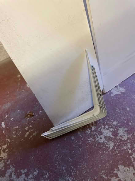 Photo of free Two pieces of conte board and 5 shelf brackets (Penrith CA11) #2