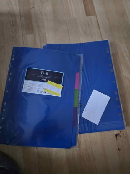 Photo of free Plastic page/ subject dividers (Basildon SS13) #1