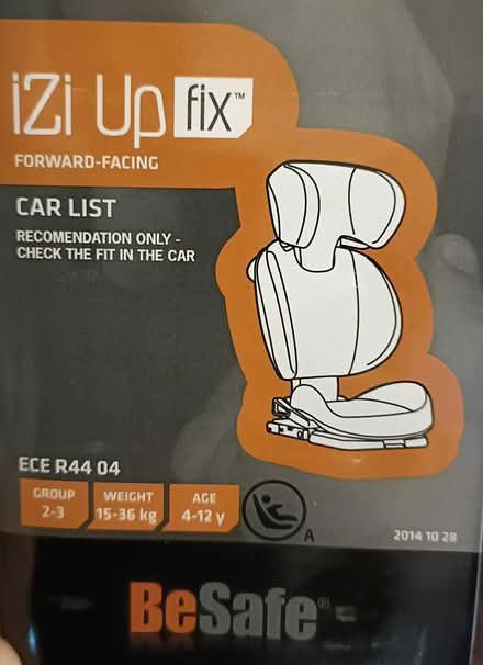 Photo of free Car booster seat (Timoleague) #3