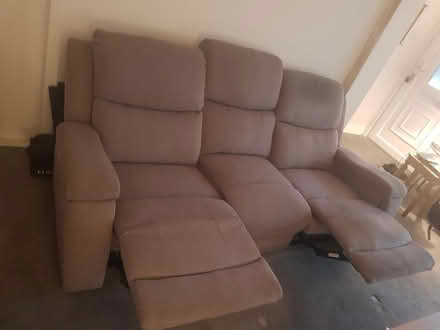 Photo of free 3 seater recliner sofa (HX3) #2