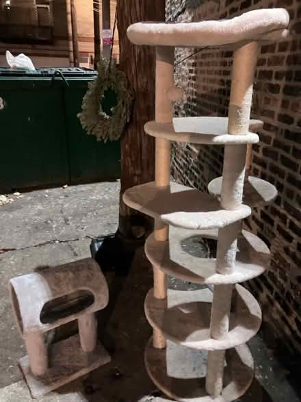 Photo of free Two cat scratching posts (Alley by 52nd and drexel) #1