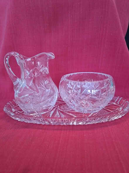 Photo of free Cream and sugar set with plate (Hurontario and South Service) #2