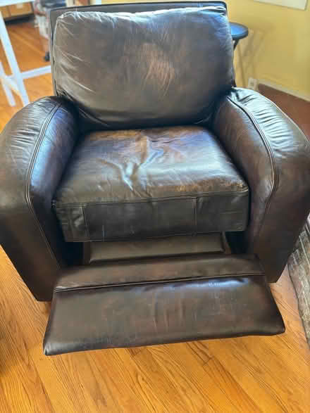 Photo of free Leather recliner (Arcata) #2