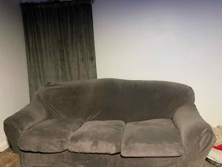 Photo of free beige leather couch (El Camino/shoreline/Miramonte) #1