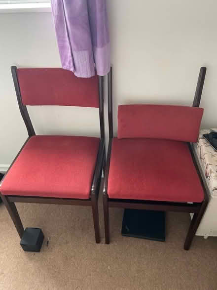 Photo of free Two chairs - in need of attention (Pin Green Industrial Area SG1) #1