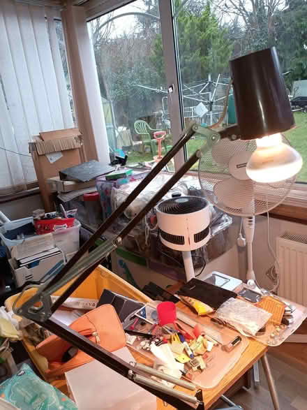 Photo of free Working Brown Anglepoise lamp, with clamp (Billing Road East area) #3