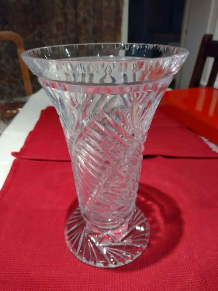 Photo of free Cut Glass Vase (Drayton Parslow MK17) #1