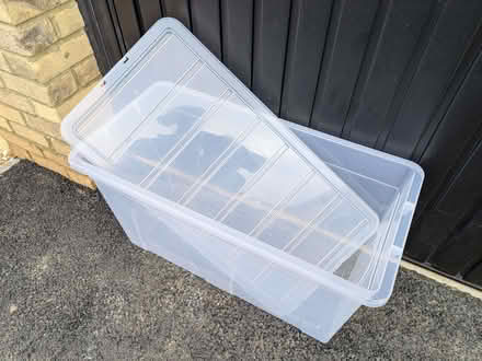 Photo of free Large plastic storage box (Carnforth LA5) #1