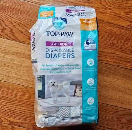 Photo of free 9 Medium Disposable Pet Diapers (Lancaster, PA) #1