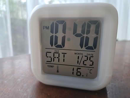 Photo of free White Cube Alarm Clock (Southport PR8) #2