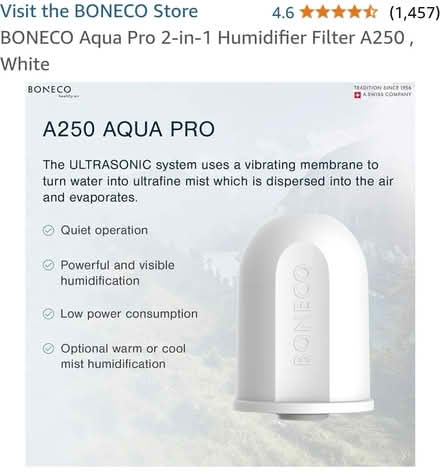 Photo of free 3 Boneco Humidifier filters - new (Hell's Kitchen/Midtown West) #3