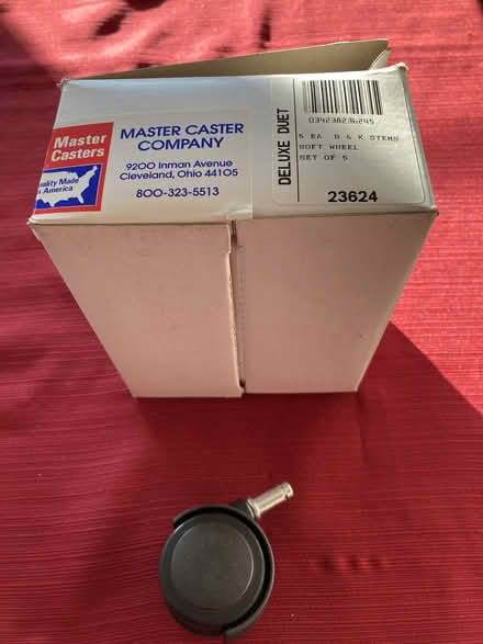 Photo of free Chair Castors (Near Eubank Costco (SE)) #1