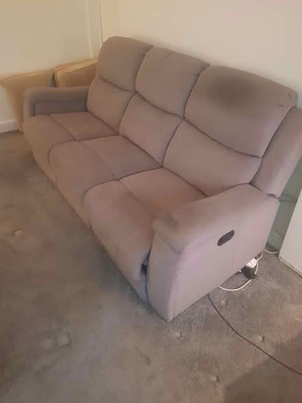 Photo of free 3 seater recliner sofa (HX3) #1