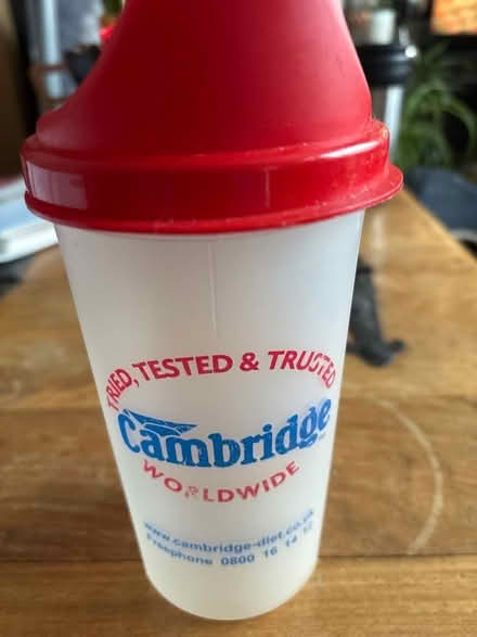 Photo of free Cambridge Diet protein powder shake bottle (Lemsford AL8) #2