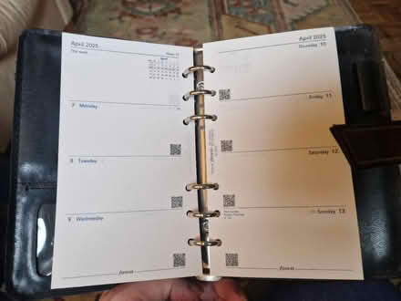 Photo of free 2025 filofax diary with calculator (EN3) #3