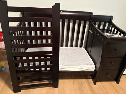 Photo of free Convertible crib + toddler bed (Kirkland) #2