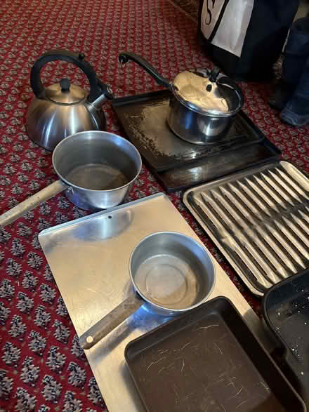 Photo of free Pots, pans and a kettle (Upper Eastside) #2