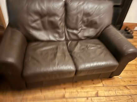 Photo of free Leather sofa x 2 (Greenbank EH10) #2