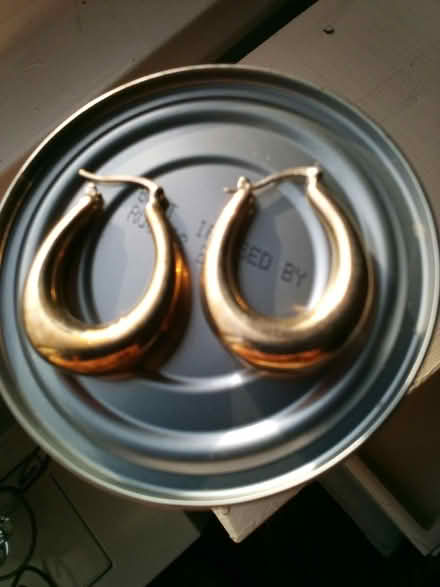 Photo of free Pair of Golden Color Earrings (Jenkintown, PA) #1