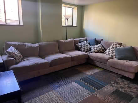 Photo of free Large Grey Sectional Couch (Grass Valley) #1