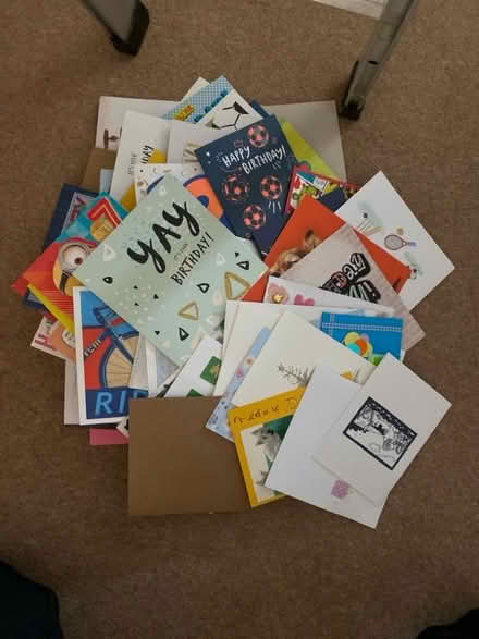 Photo of free Large pile of used greeting cards (Southdown AL5) #1