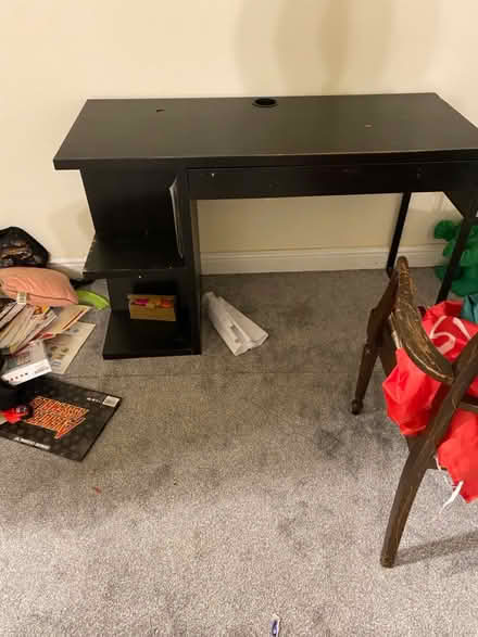 Photo of free Wooden study table (Bd7 2pd) #1