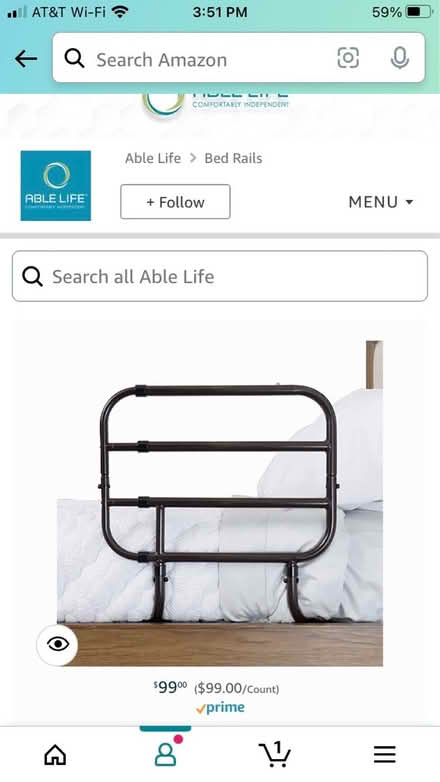 Photo of free 2 Able Life bed rails (Delray Beach) #1