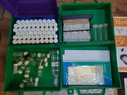 Photo of free Homeopathy books and glass bottles (Bollington SK10) #2