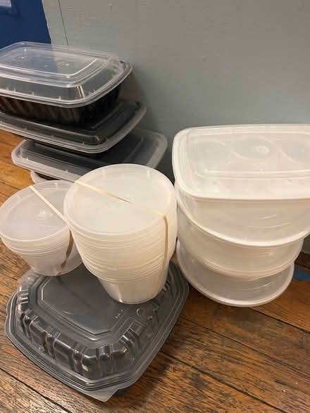 Photo of free Plastic Takeout Containers (lower east side) #1