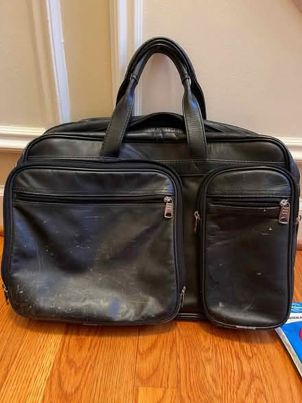 Photo of free Leather computer bag 16”x11” (Finksburg) #2