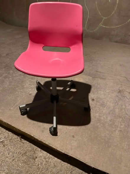 Photo of free Pink plastic chair (Newbiggin CA11) #1