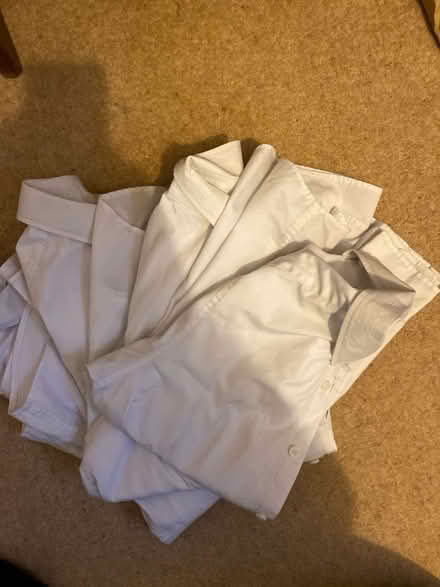 Photo of free 4 next white long sleeve school shirts age 13 (Southdown AL5) #1