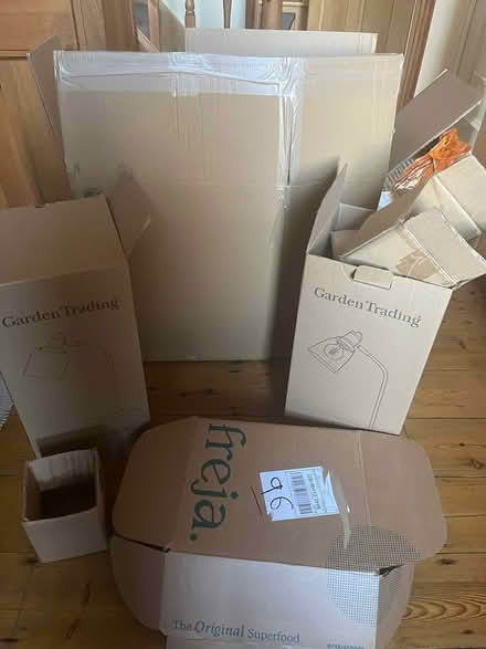 Photo of free Various boxes & packaging (West Horsham) #1