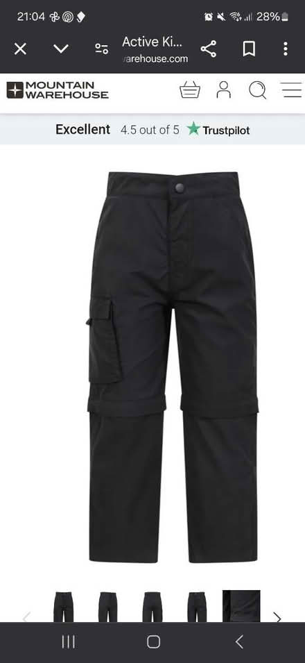 Photo of Boys waterproof trousers (WD6) #1