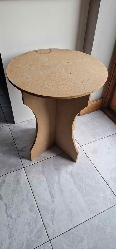 Photo of free Small chipboard table (Ravensmoor) #2