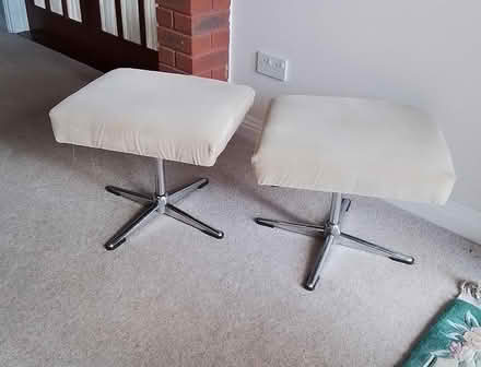 Photo of free 2 Swivel Footstools (Powys House EX10) #1