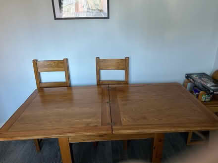 Photo of free Reclaimed Oak Dining Set (Forest hall NE12) #1