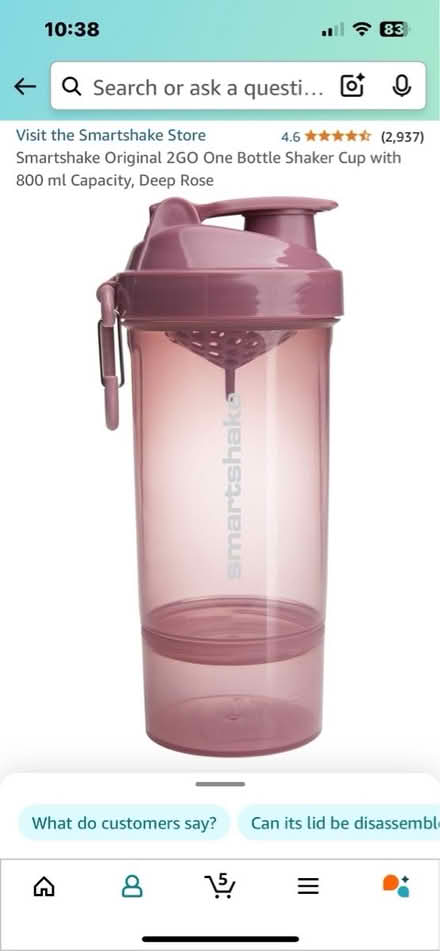 Photo of free Protein shaker (BA2) #2