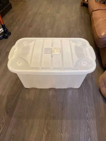 Photo of free Large plastic box (Hillcliffe WA4) #1