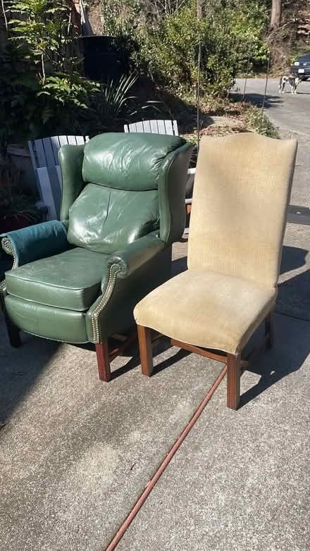 Photo of free Lane Leather wing chair&tan chair (N.buckhead/roswell rd/chastain) #3