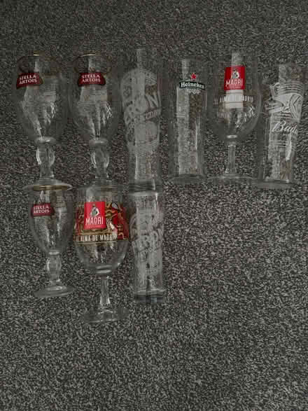 Photo of free 9 beer glasses (NE5 Cowgate) #1