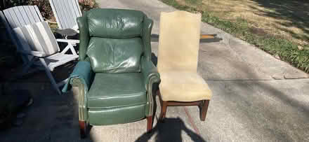 Photo of free Lane Leather wing chair&tan chair (N.buckhead/roswell rd/chastain) #2