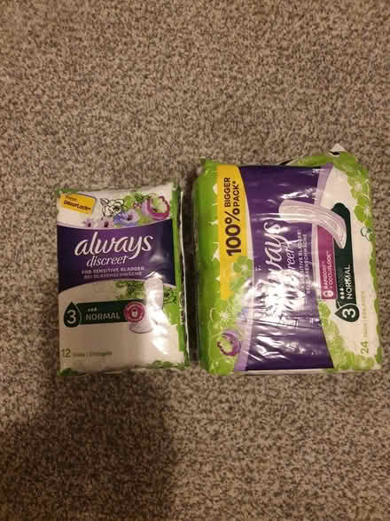 Photo of free Incontinance pads (Stratford, E15) #1