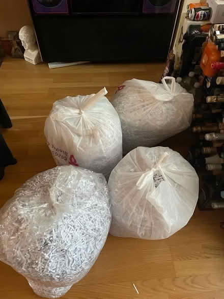 Photo of free Bags of shredded paper (Sutton Courtenay OX14) #1