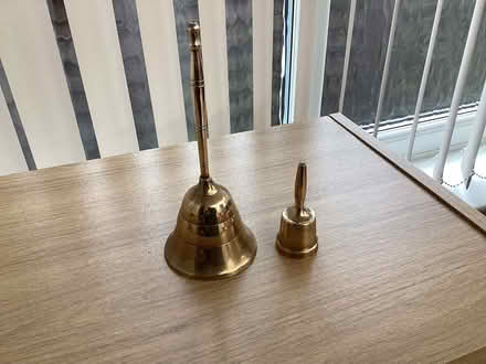 Photo of free 2 Brass bells (Bearwood BH11) #1