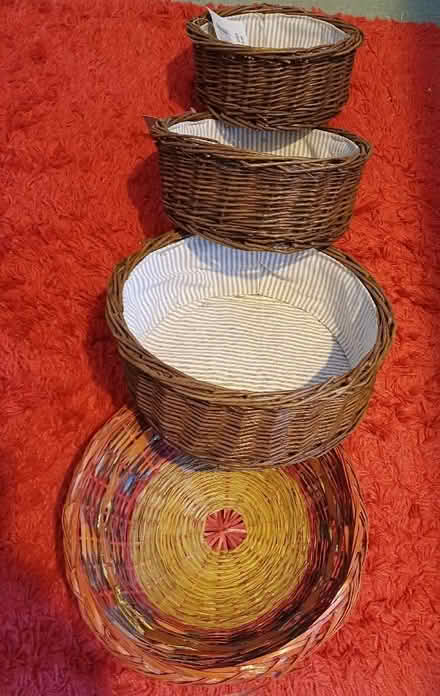 Photo of free Wicker table baskets (Bilton CV22) #1