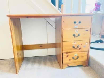 Photo of free Pine desk (Lidlington) #1