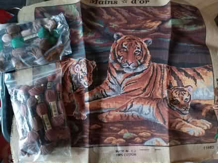 Photo of free unused tiger canvas & thread - sidcup (Welling DA16) #1