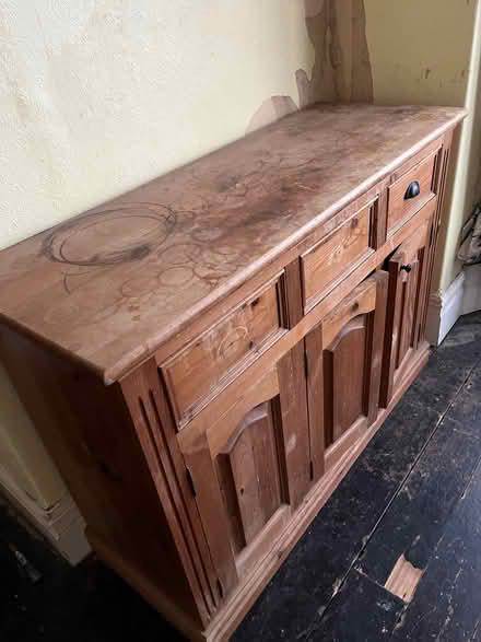 Photo of free Solid pine sideboard for refurbishment (Llandrindod LD1) #1